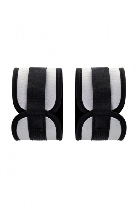 Серебристо-черные наручники Anonymo - ToyFa - купить с доставкой в Набережных Челнах