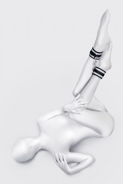 Серебристо-черные оковы Anonymo - ToyFa - купить с доставкой в Набережных Челнах