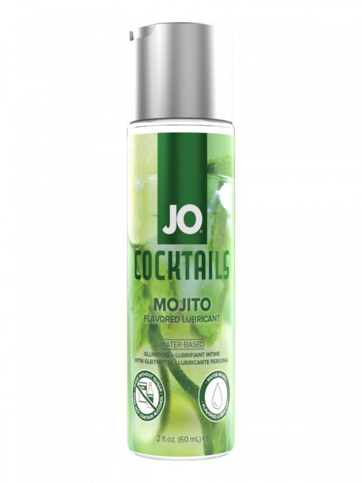 Вкусовой лубрикант на водной основе JO Cocktails Mojito - 60 мл. - System JO - купить с доставкой в Набережных Челнах