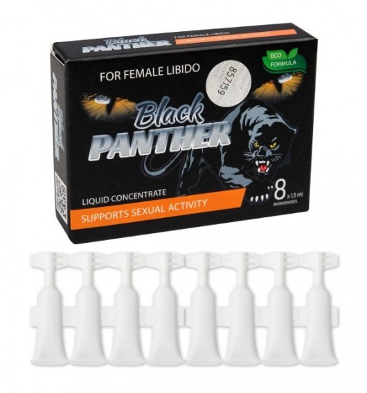 Пищевой концентрат для женщин BLACK PANTER - 8 монодоз (по 1,5 мл.) - Sitabella - купить с доставкой в Набережных Челнах