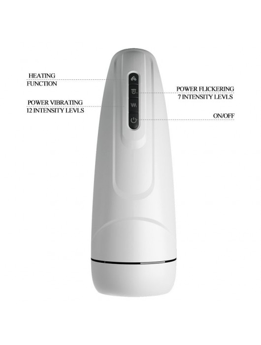 Вибромастурбатор Marissa с функцией нагрева и подвижным язычком - Baile - в Набережных Челнах купить с доставкой