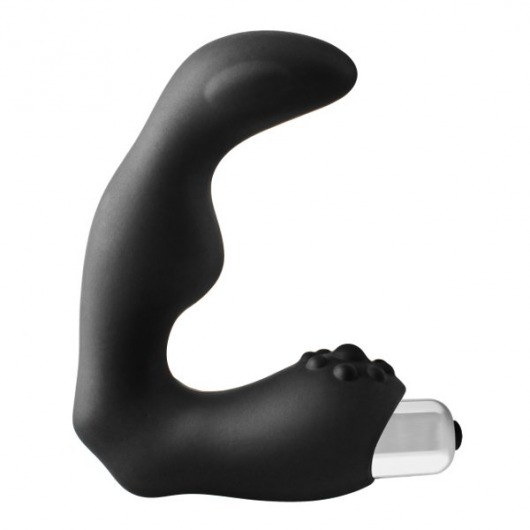 Черный вибромассажер простаты FantASStic Vibrating Prostate Massager - 11,3 см. - Dream Toys - в Набережных Челнах купить с доставкой