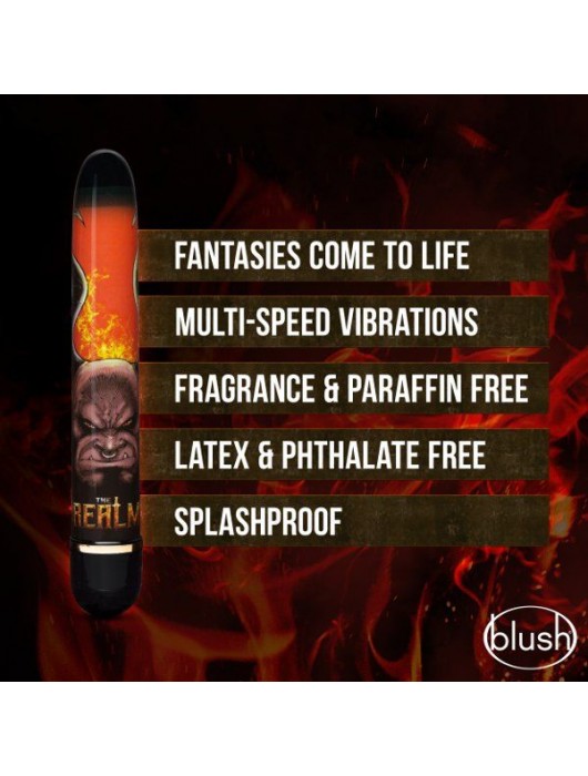 Классический вибратор Minotaur - 17,7 см. - Blush Novelties