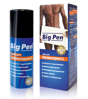 Крем Big Pen для увеличения полового члена - 20 гр. - Биоритм - в Набережных Челнах купить с доставкой