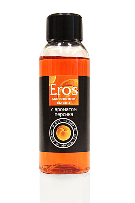 Массажное масло Eros exotic с ароматом персика - 50 мл. - Биоритм - купить с доставкой в Набережных Челнах