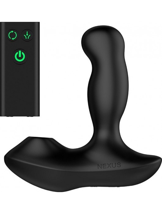 Черный вибратор-ротатор для стимуляции простаты Nexus Revo Air - Nexus Range - в Набережных Челнах купить с доставкой