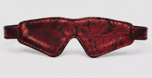 Двусторонняя красно-черная маска на глаза Reversible Faux Leather Blindfold - Fifty Shades of Grey - купить с доставкой в Набережных Челнах