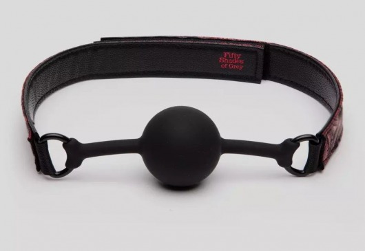 Кляп-шар на двусторонних ремешках Reversible Silicone Ball Gag - Fifty Shades of Grey - купить с доставкой в Набережных Челнах