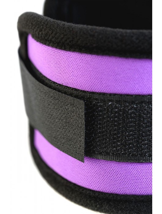 Наручники из неопрена фиолетового цвета - ToyFa - купить с доставкой в Набережных Челнах
