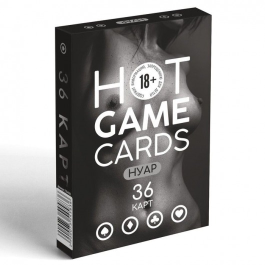 Игральные карты HOT GAME CARDS НУАР - 36 шт. - Сима-Ленд - купить с доставкой в Набережных Челнах