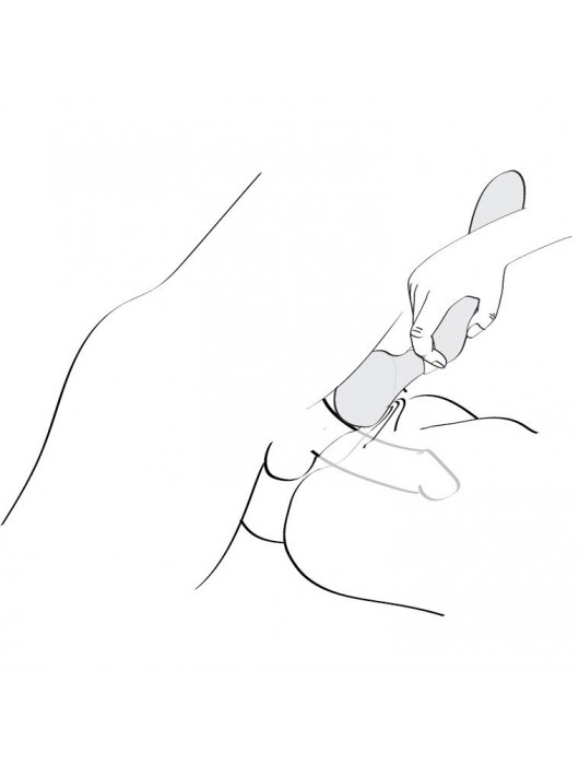 Малиновый двусторонний вибростимулятор ZOA - 26,5 см. - Shunga