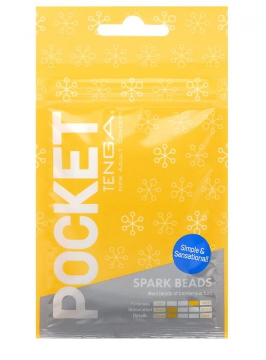 Карманный мастурбатор Spark Beads - Tenga - в Набережных Челнах купить с доставкой