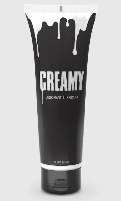Смазка на водной основе Creamy с консистенцией спермы - 250 мл. - Strap-on-me - купить с доставкой в Набережных Челнах