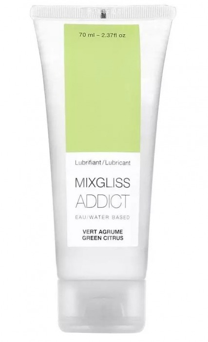 Смазка на водной основе Mixgliss Addict с ароматом цитруса - 70 мл. - Mixgliss - купить с доставкой в Набережных Челнах