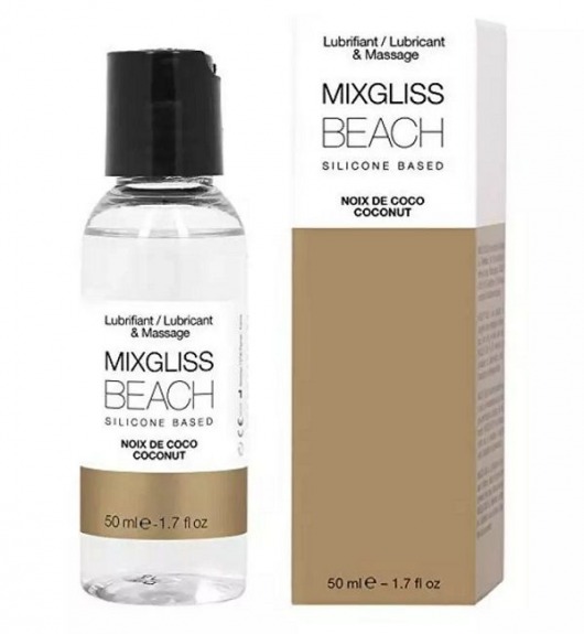 Смазка на силиконовой основе Mixgliss Beach - 50 мл. - Mixgliss - купить с доставкой в Набережных Челнах