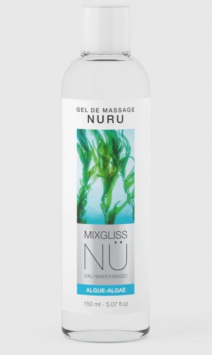 Массажный гель на водной основе Mixgliss NU Algae - 150 мл. - Strap-on-me - купить с доставкой в Набережных Челнах