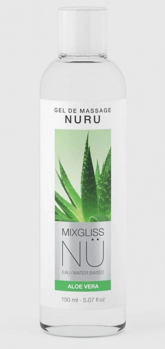 Массажный гель на водной основе Mixgliss NU Aloe Vera - 150 мл. - Mixgliss - купить с доставкой в Набережных Челнах
