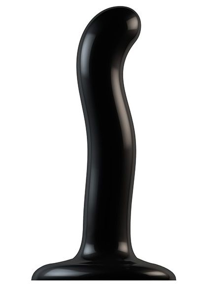 Черный фаллоимитатор-насадка Strap-On-Me P G spot Dildo size S - 16,4 см. - Strap-on-me - купить с доставкой в Набережных Челнах