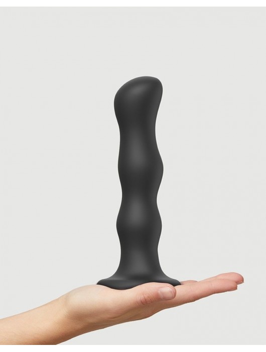 Черная насадка Strap-On-Me Dildo Geisha Balls size XL - Strap-on-me - купить с доставкой в Набережных Челнах