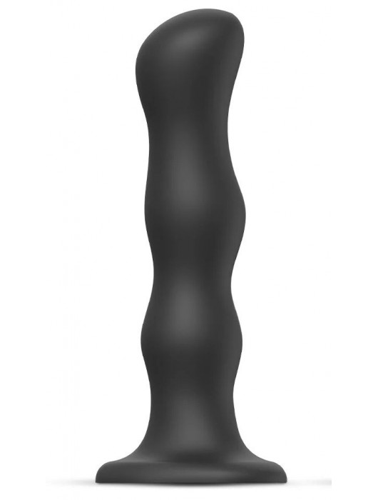 Черная насадка Strap-On-Me Dildo Geisha Balls size XL - Strap-on-me - купить с доставкой в Набережных Челнах