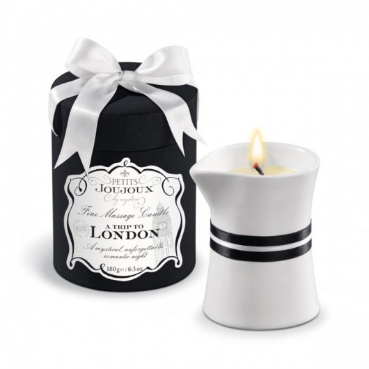 Массажное масло в виде большой свечи Petits Joujoux London с ароматом ревеня, амбры и чёрной смородины - MyStim - купить с доставкой в Набережных Челнах