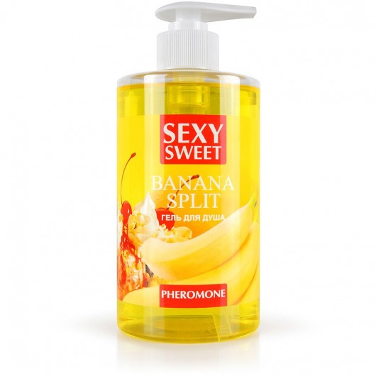 Гель для душа Sexy Sweet Banana Split с ароматом банана и феромонами - 430 мл. -  - Магазин феромонов в Набережных Челнах