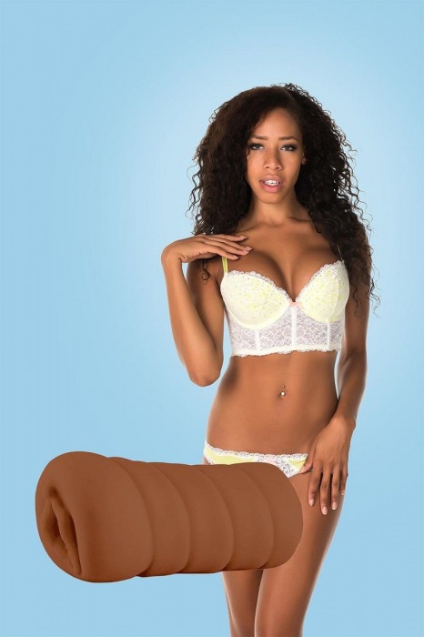 Коричневый мастурбатор-вагина BRIANNA - Dream Toys - в Набережных Челнах купить с доставкой