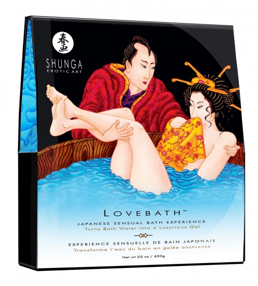 Соль для ванны Lovebath Ocean temptation, превращающая воду в гель - 650 гр. - Shunga - купить с доставкой в Набережных Челнах