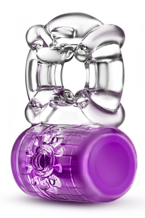 Фиолетовое эрекционное виброкольцо Pleaser Rechargeable C-Ring - Blush Novelties - в Набережных Челнах купить с доставкой