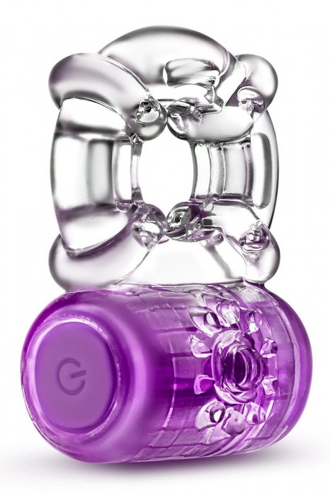 Фиолетовое эрекционное виброкольцо One Night Stand Vibrating C-Ring - Blush Novelties - в Набережных Челнах купить с доставкой