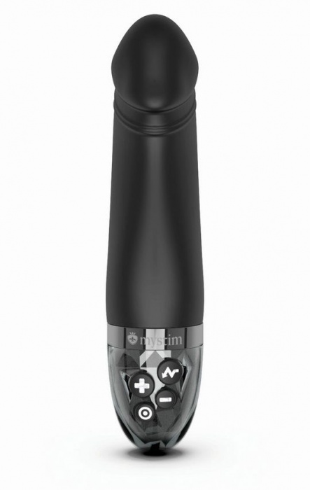Черный вибратор с электростимуляцией Real Deal Neal - 16,5 см. - MyStim - купить с доставкой в Набережных Челнах