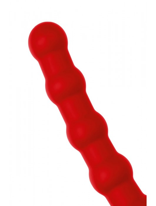 Красная насадка на пенис для двойного проникновения - 19,5 см. - ToyFa - купить с доставкой в Набережных Челнах