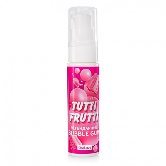 Интимный гель на водной основе Tutti-Frutti Bubble Gum - 30 гр. - Биоритм - купить с доставкой в Набережных Челнах