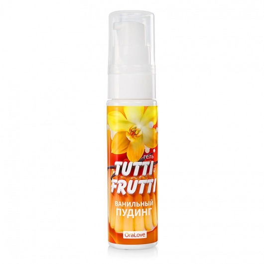 Интимный гель на водной основе Tutti-Frutti  Ванильный пудинг  - 30 гр. - Биоритм - купить с доставкой в Набережных Челнах