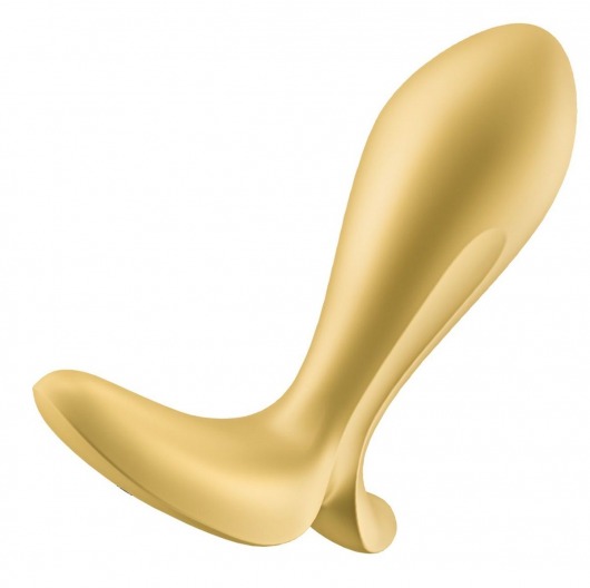 Золотистый анальный вибростимулятор Intensity Plug - Satisfyer - в Набережных Челнах купить с доставкой