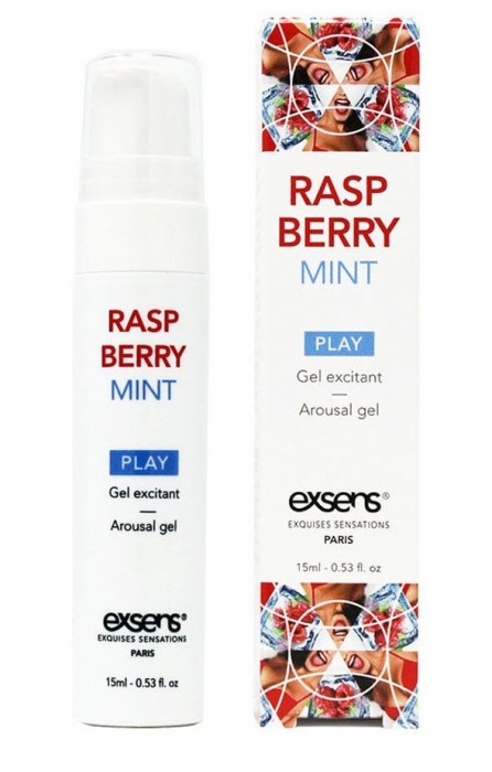 Возбуждающий гель Raspberry Mint с ароматом малины и мяты - 15 мл. - Exsens - купить с доставкой в Набережных Челнах