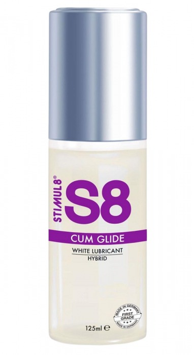 Гибридный лубрикант S8 Hybrid Cum Glide с консистенцией спермы - 125 мл. - Stimul8 - купить с доставкой в Набережных Челнах