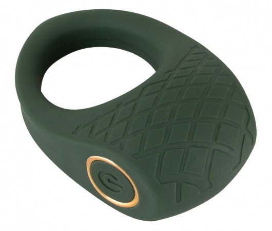 Зеленое эрекционное виброкольцо Luxurious Vibro Cock Ring - Orion - в Набережных Челнах купить с доставкой