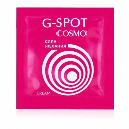 Стимулирующий интимный крем для женщин Cosmo G-spot - 2 гр. - Биоритм - купить с доставкой в Набережных Челнах