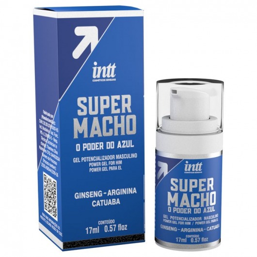 Мужской стимулирующий гель Super Macho - 17 мл. - INTT - купить с доставкой в Набережных Челнах