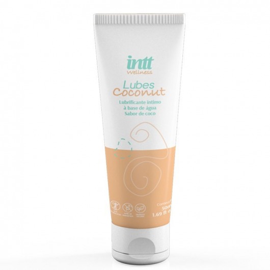 Лубрикант на водной основе Lubes Coconut с ароматом кокоса - 50 гр. - INTT - купить с доставкой в Набережных Челнах