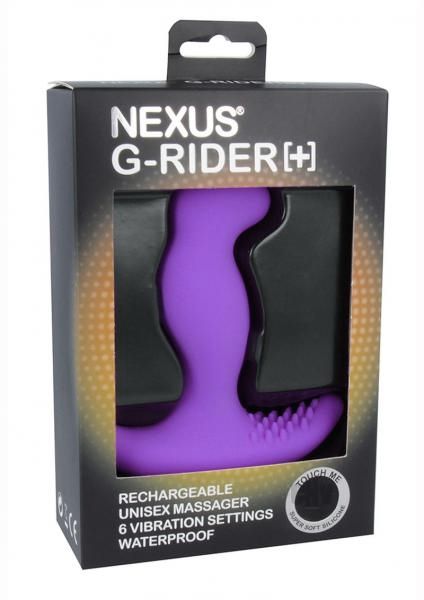 Фиолетовый вибромассажер простаты Nexus G-Rider+ - 12,6 см. - Nexus Range - в Набережных Челнах купить с доставкой