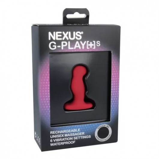 Красная вибровтулка Nexus G-Play+ S - Nexus Range - в Набережных Челнах купить с доставкой