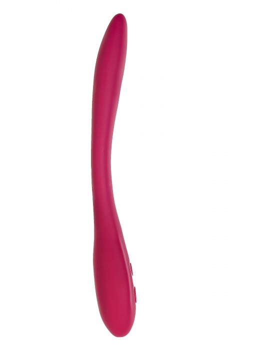 Бордовый многофункциональный вибратор Caberna - ToyFa