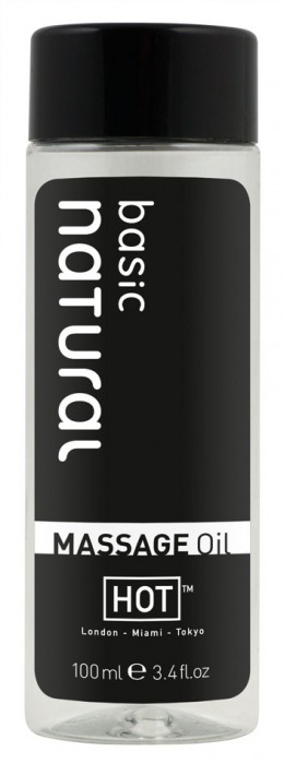 Массажное масло для тела Natural Basic - 100 мл. - HOT - купить с доставкой в Набережных Челнах