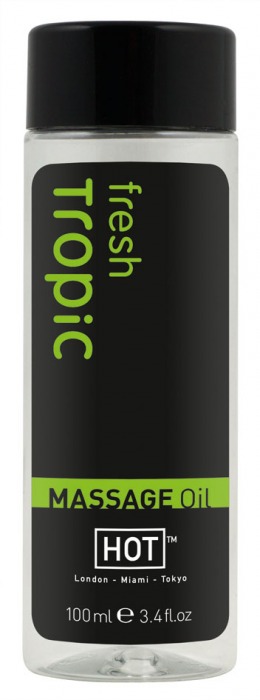 Массажное масло для тела Tropic Fresh - 100 мл. - HOT - купить с доставкой в Набережных Челнах