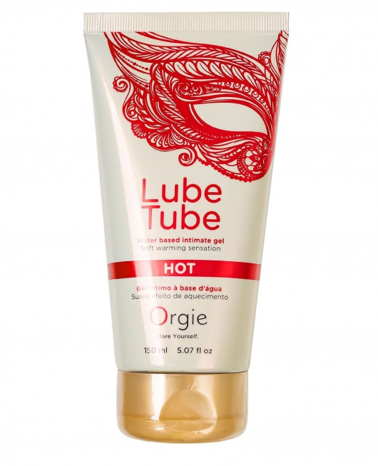 Интимный гель на водной основе Lube Tube Hot с разогревающим эффектом - 150 мл. - ORGIE - купить с доставкой в Набережных Челнах