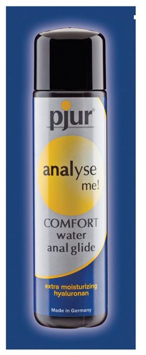 Анальный лубрикант pjur ANALYSE ME Comfort Water Anal Glide - 2 мл. - Pjur - купить с доставкой в Набережных Челнах