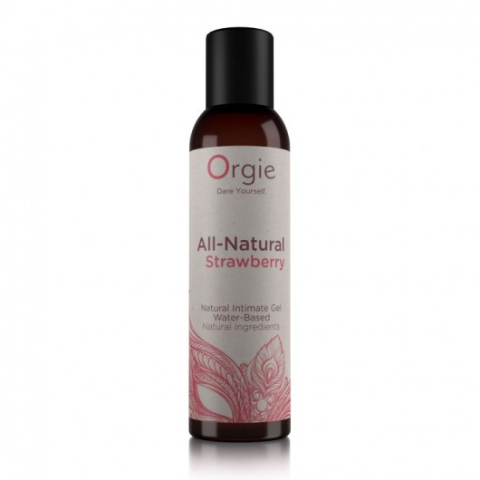 Интимный гель на водной основе All-Natural Strawberry с ароматом клубники - 150 мл. - ORGIE - купить с доставкой в Набережных Челнах