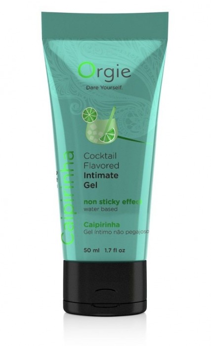 Съедобный интимный гель Orgie Lube Tube Cocktail Caipirinha - 50 мл. - ORGIE - купить с доставкой в Набережных Челнах